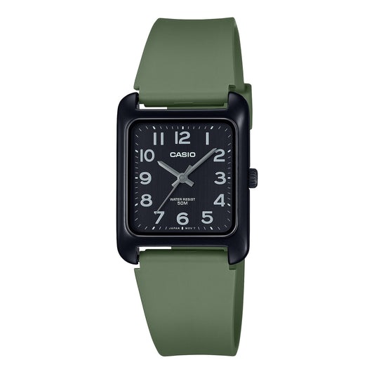 Casio para hombre pulsera de resina – MTP-B175-3BV