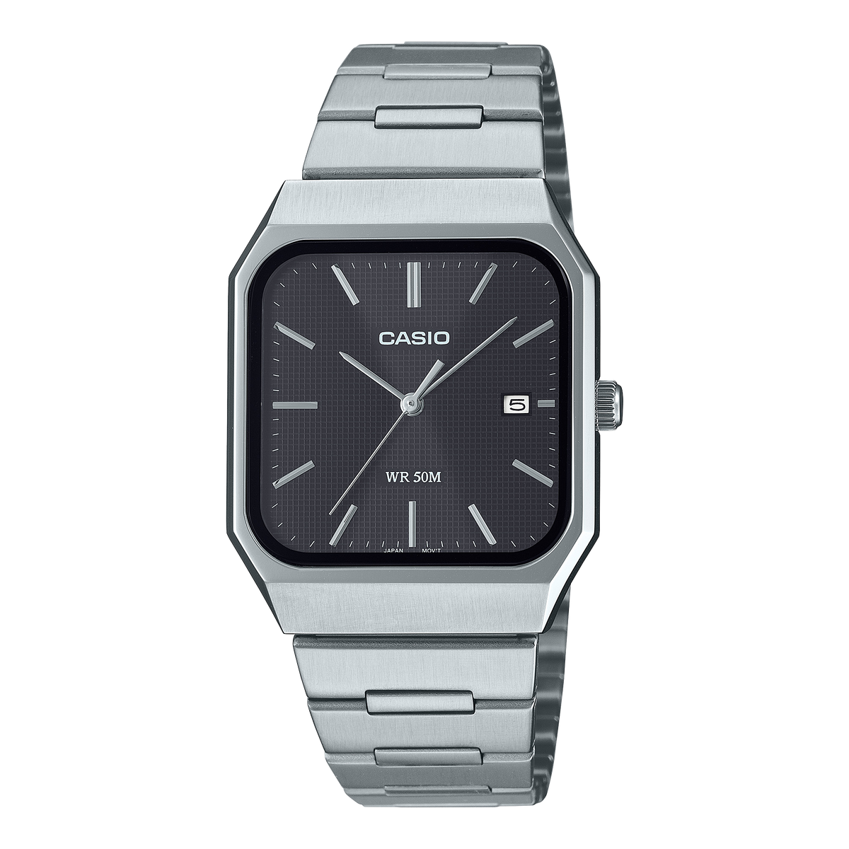 Casio de hombre pulsera de metal 40 mm – MTP-B185D-1AV