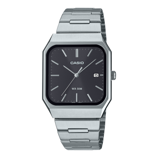 Casio de hombre pulsera de metal 40 mm – MTP-B185D-1AV