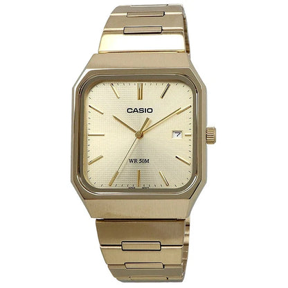 Casio de caballero banda de metal – MTP-B185G-9AV