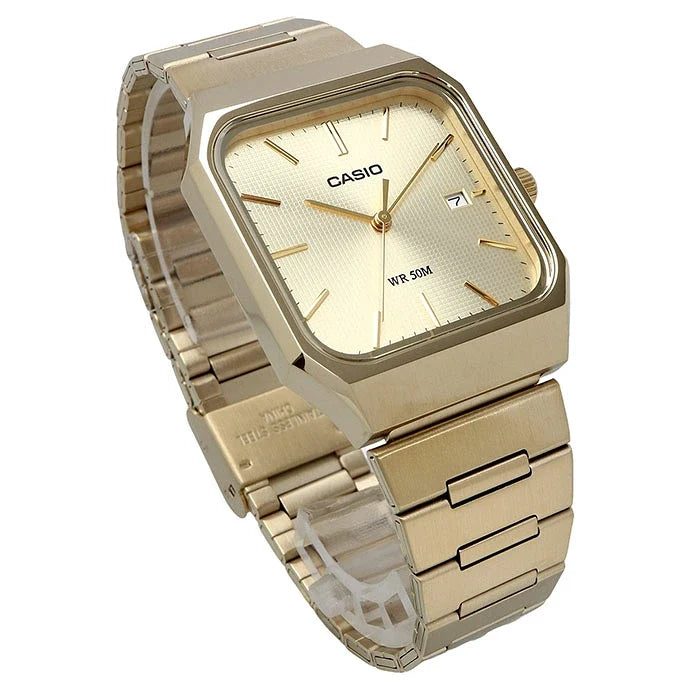Casio de caballero banda de metal – MTP-B185G-9AV