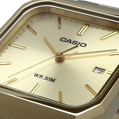 Casio de caballero banda de metal – MTP-B185G-9AV