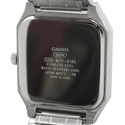 Casio de caballero banda de metal – MTP-B185G-9AV