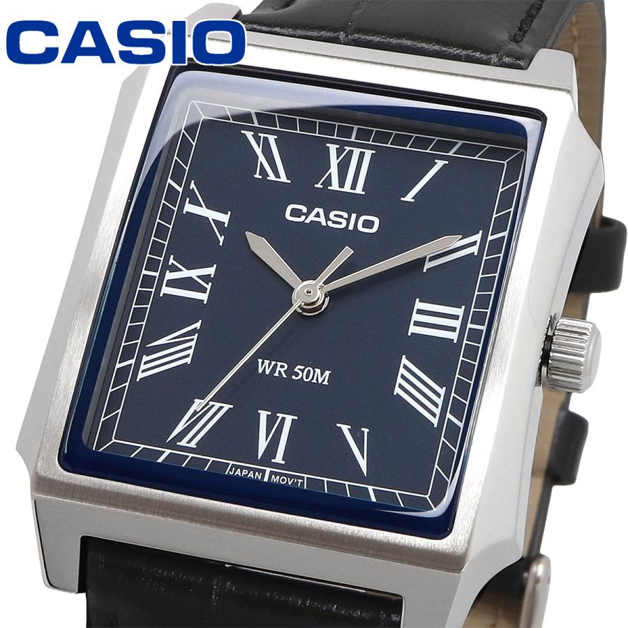Casio de hombre pulsera de piel – MTP-B190L-2BV