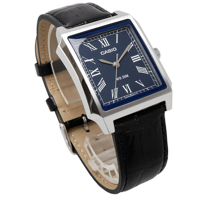 Casio de hombre pulsera de piel – MTP-B190L-2BV
