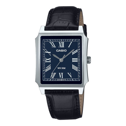 Casio de hombre pulsera de piel – MTP-B190L-2BV
