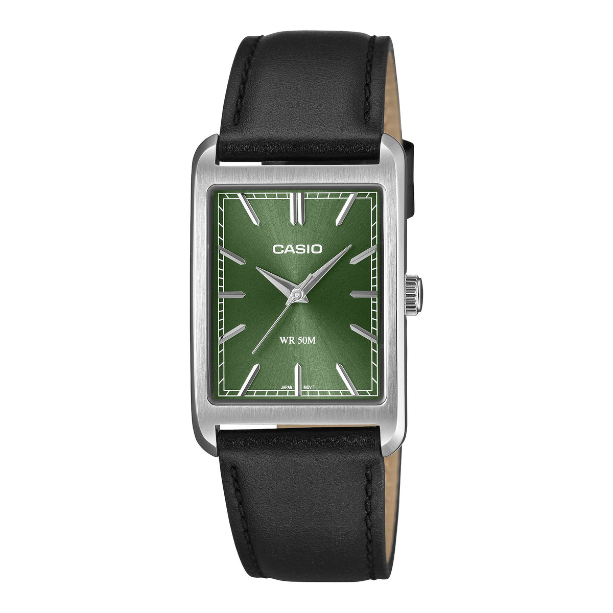 Casio de hombre correa de piel – MTP-B215L-3AV
