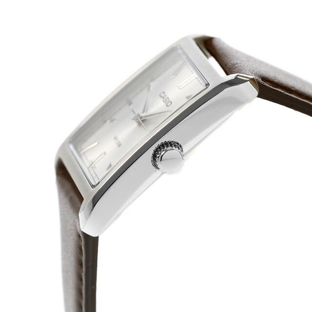 Casio de hombre banda de cuero – MTP-B215L-7AV