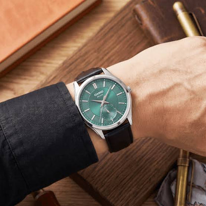Casio de hombre correa de cuero – MTP-B315L-3AV