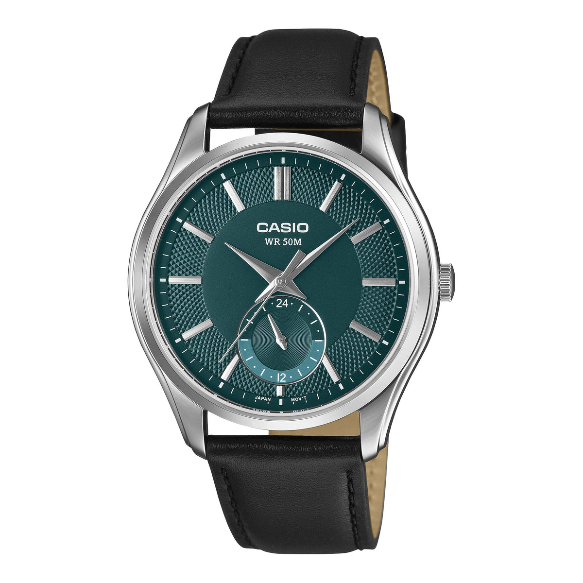 Casio de hombre correa de cuero – MTP-B315L-3AV