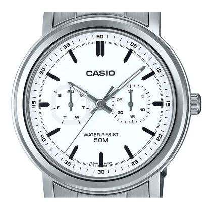 Casio Análogo para Hombre con Pulsera de Metal inoxidable – MTP-E335D-7EV
