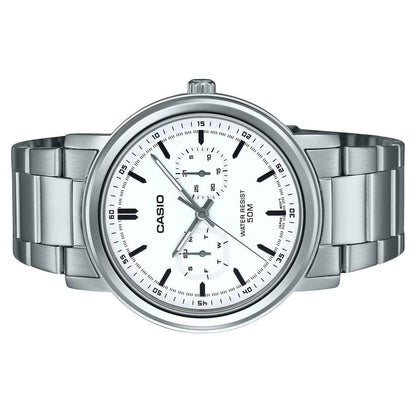 Casio Análogo para Hombre con Pulsera de Metal inoxidable – MTP-E335D-7EV