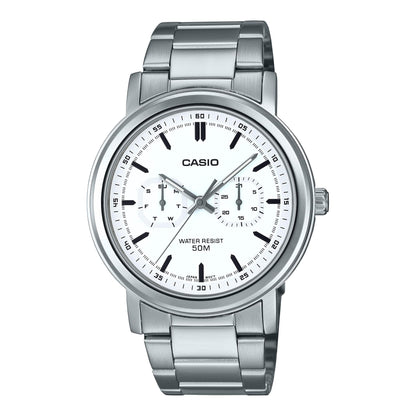 Casio Análogo para Hombre con Pulsera de Metal inoxidable – MTP-E335D-7EV