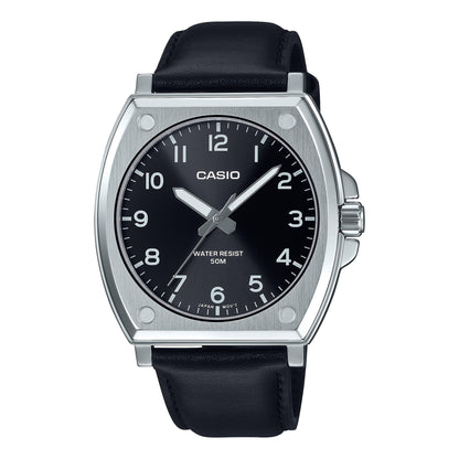 Casio para caballero pulsera de cuero – MTP-E730L-1AV
