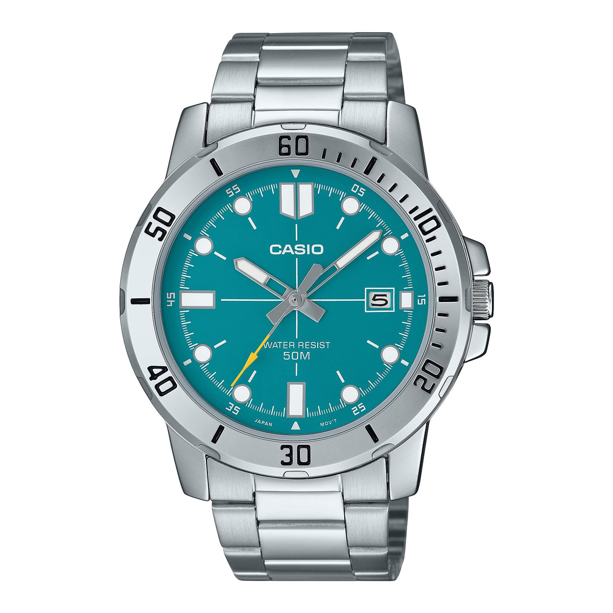 Casio para caballero pulsera de metal – MTP-VD01D-3E2V