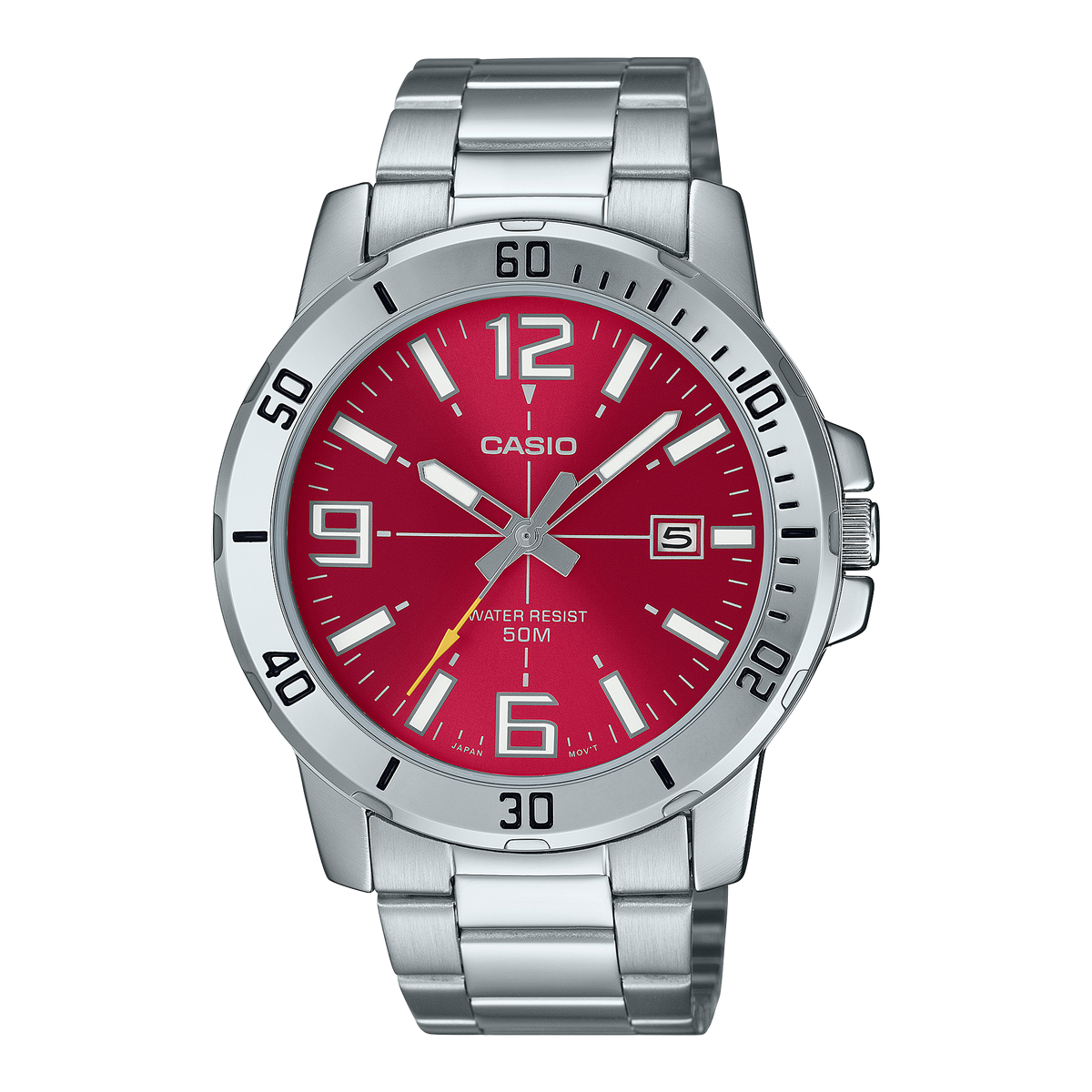 Casio de hombre pulsera de metal – MTP-VD01D-4BV