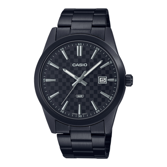 Casio de hombre pulsera de metal – MTP-VD03B-1A