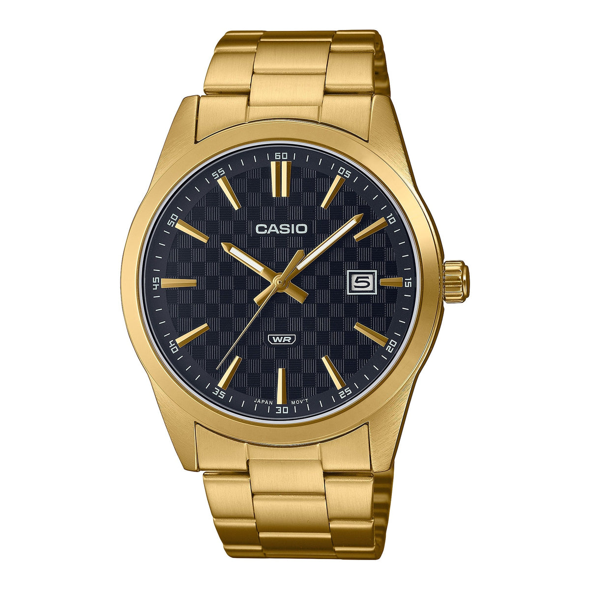 Casio de hombre correa de metal – MTP-VD03G-1A