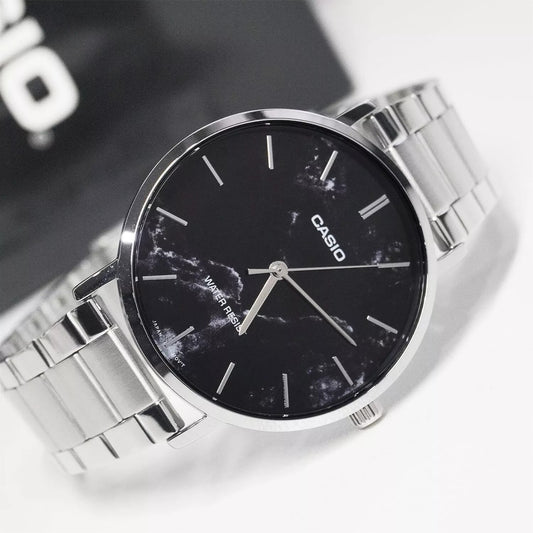 Casio para caballero pulsera de metal – MTP-VT01DM-1A