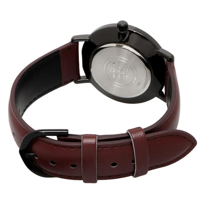 Casio de hombre pulsera de piel – MTP-VT03BL-7B