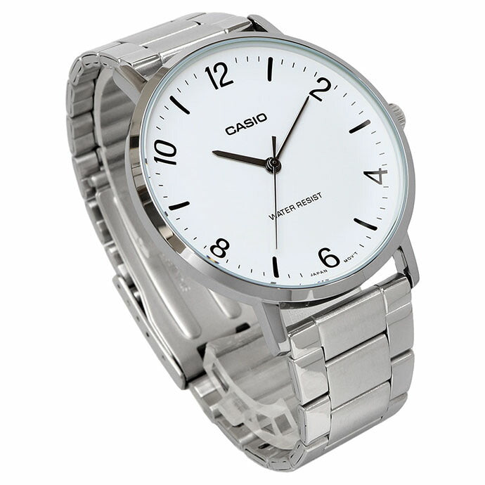 Casio para caballero pulsera de acero inoxidable – MTP-VT03D-7B