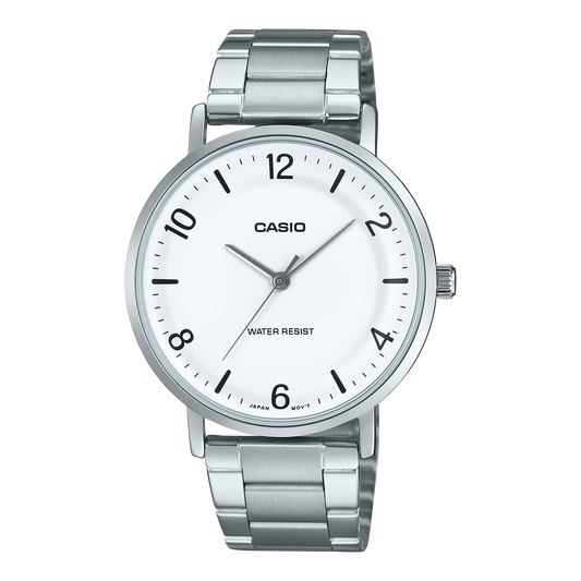 Casio para caballero pulsera de acero inoxidable – MTP-VT03D-7B