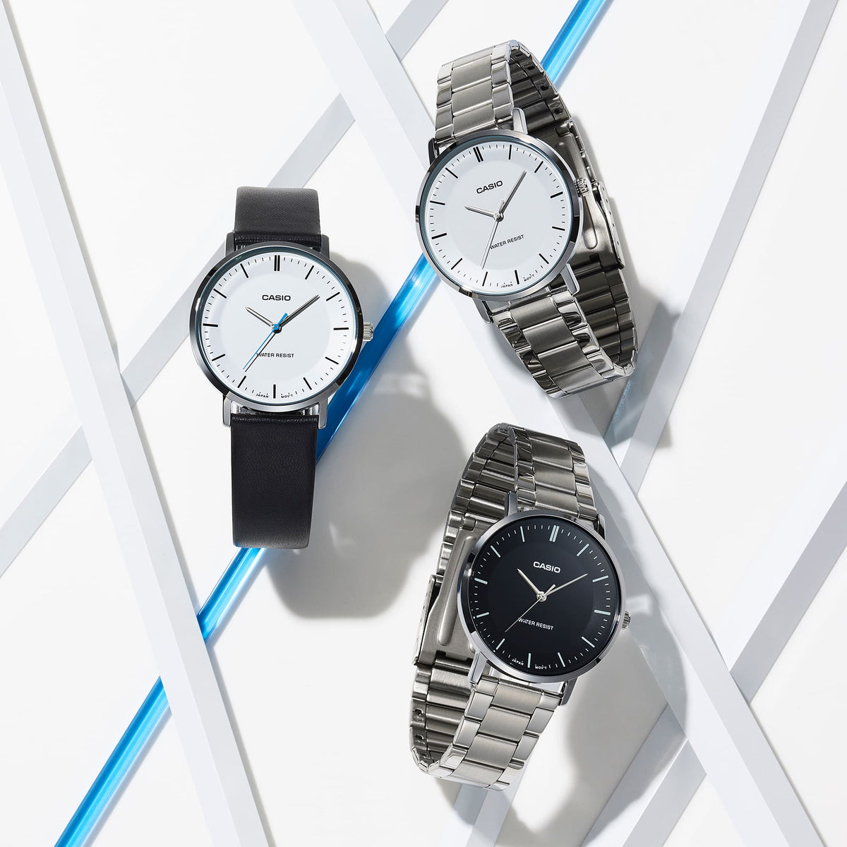 Casio de hombre pulsera de acero inoxidable – MTP-VT04D-1E