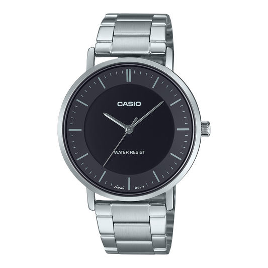 Casio de hombre pulsera de acero inoxidable – MTP-VT04D-1E
