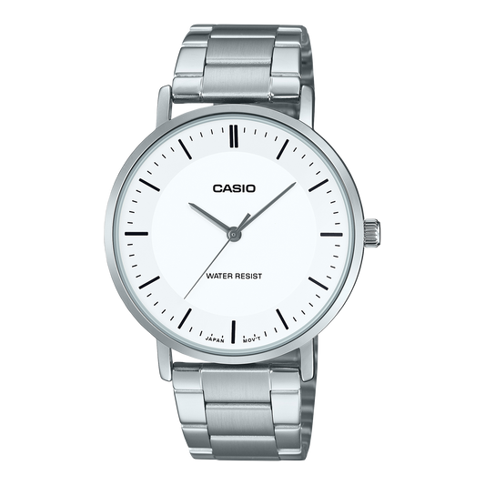 Casio de hombre pulsera de metal – MTP-VT04D-7E
