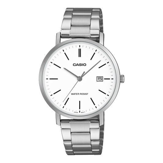 Casio de hombre banda de metal – MTP-VT05D-7E