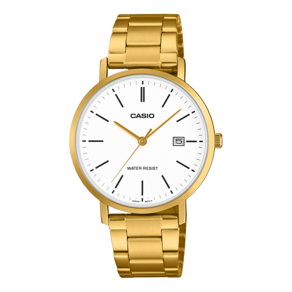 Casio de hombre pulsera de metal – MTP-VT05G-7E