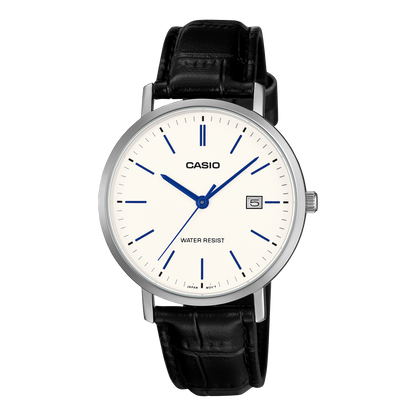 Casio Classic de hombre correa de cuero – MTP-VT05L-7E