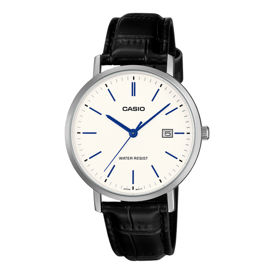 Casio Classic de hombre correa de cuero – MTP-VT05L-7E