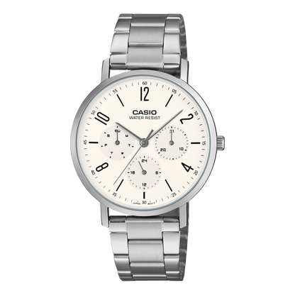Casio Classic de caballero pulsera de acero inoxidable – MTP-VT06D-7B