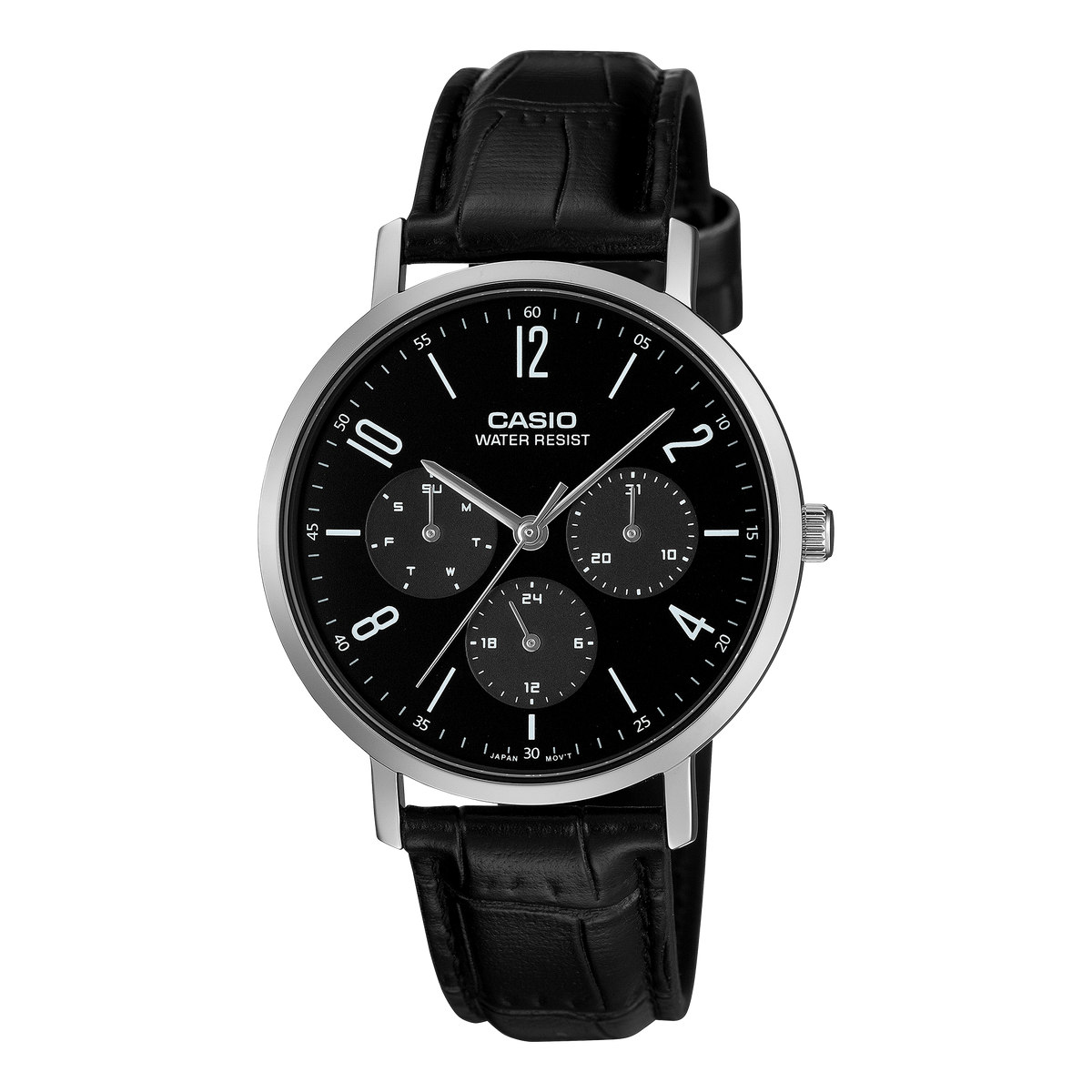 Casio Classic de hombre correa de piel – MTP-VT06L-1B