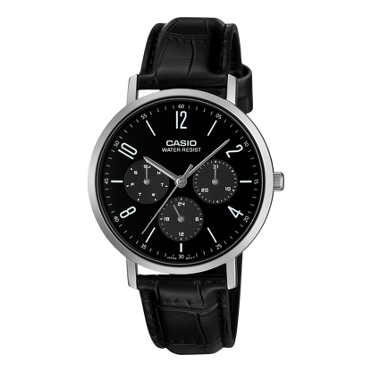 Casio Classic de hombre correa de piel – MTP-VT06L-1B