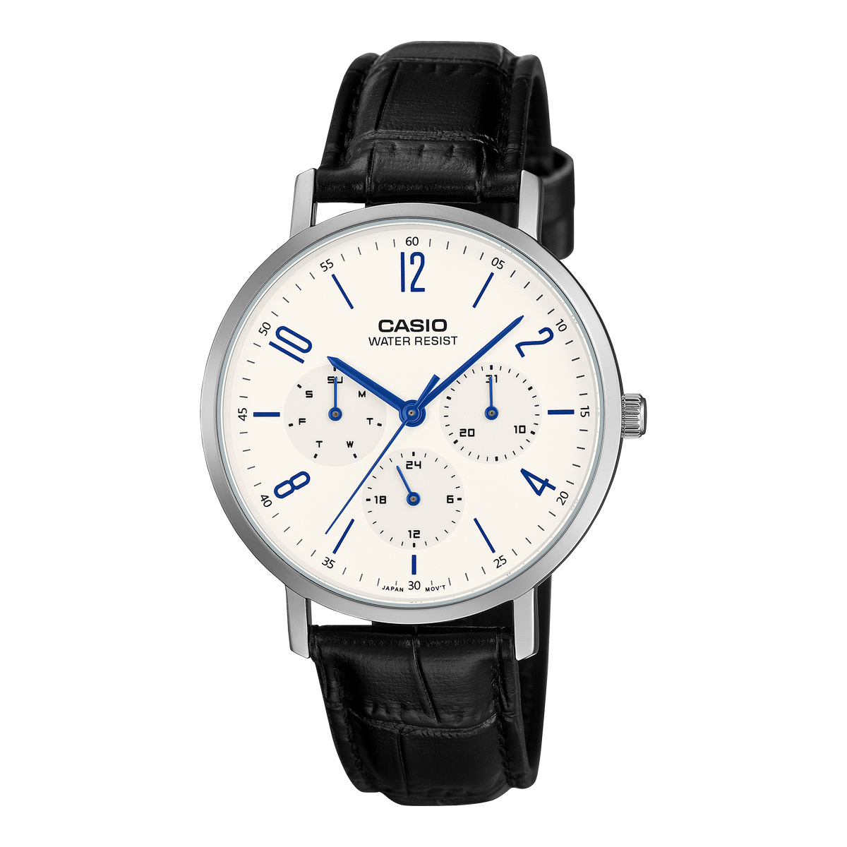 Casio Classic de hombre banda de cuero – MTP-VT06L-7B