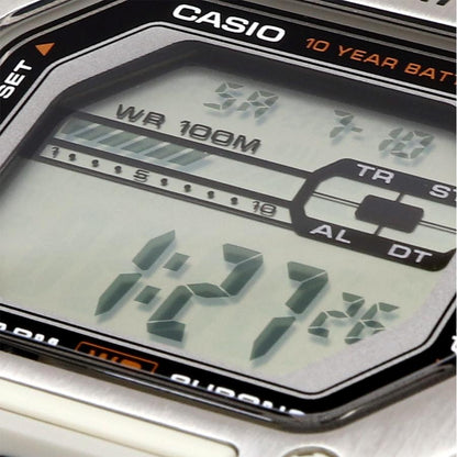 Casio Digital Illuminator para Caballero con Correa de Caucho y 10 Años de Batería – MWD-110H-8AV