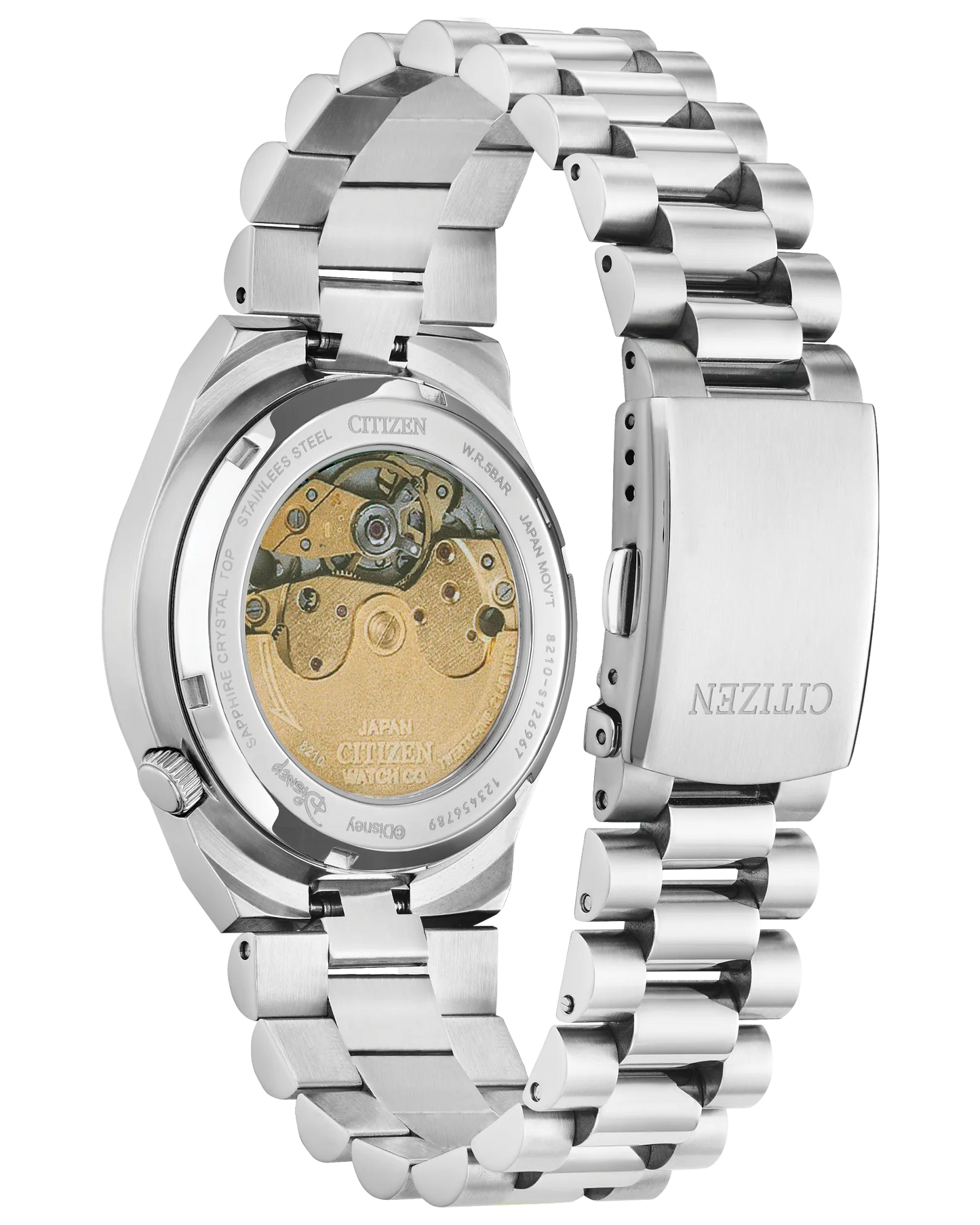 Citizen Tsuyosa Mickey Mouse de hombre pulsera de metal – NJ0156-50L