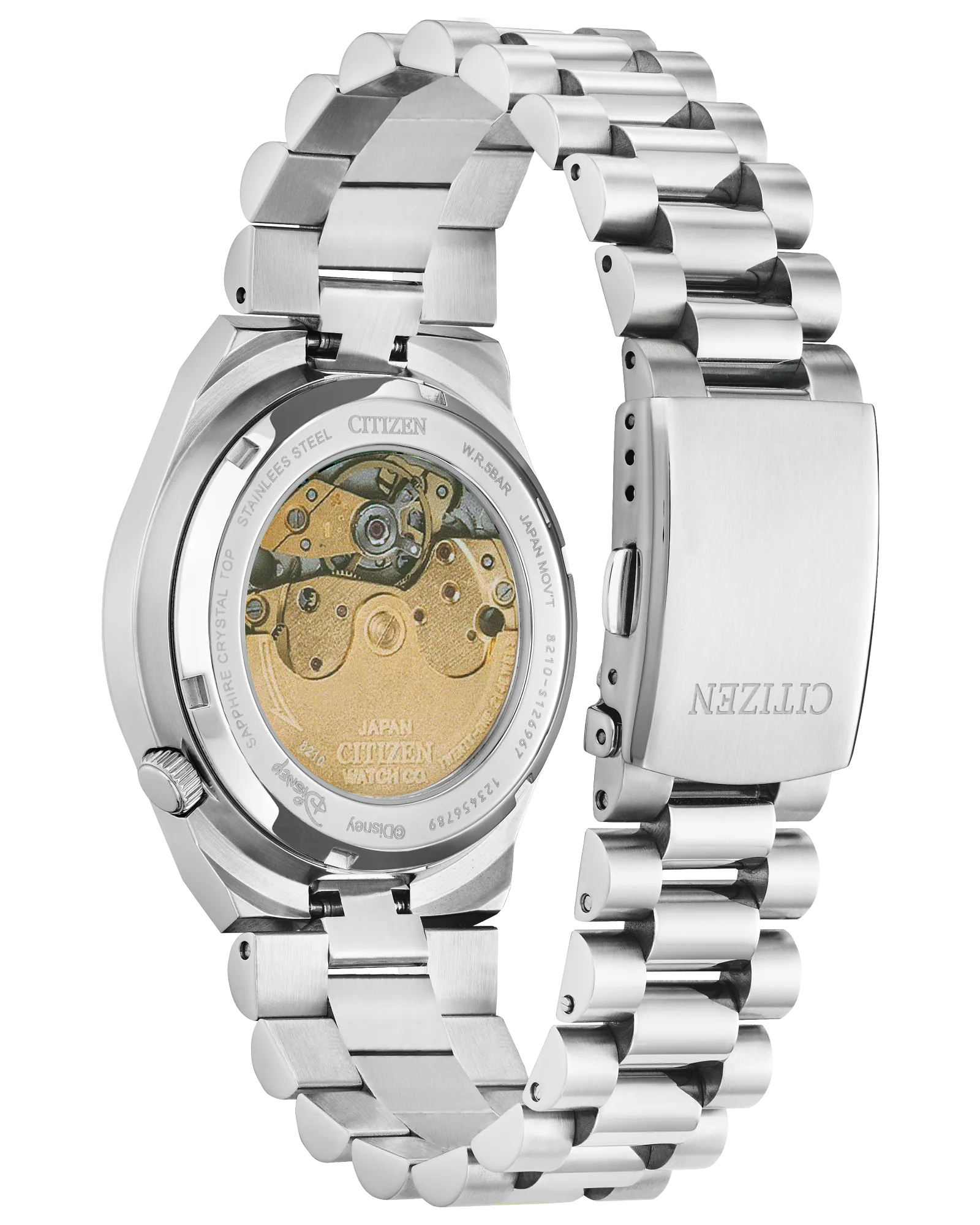 Citizen Tsuyosa Mickey Mouse de hombre pulsera de metal – NJ0156-50L