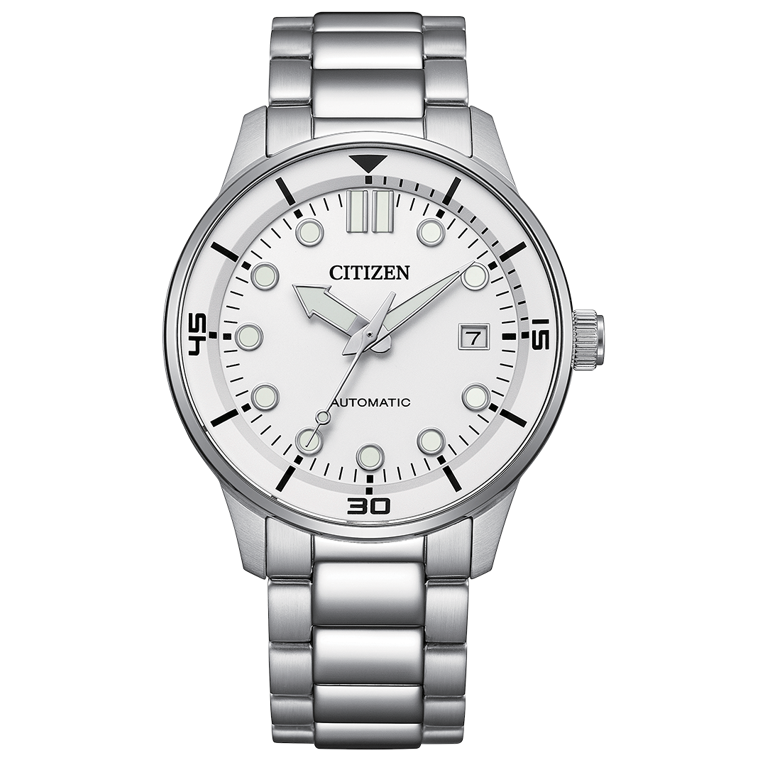 Citizen Automatico de hombre pulsera de metal – NJ0191-83A