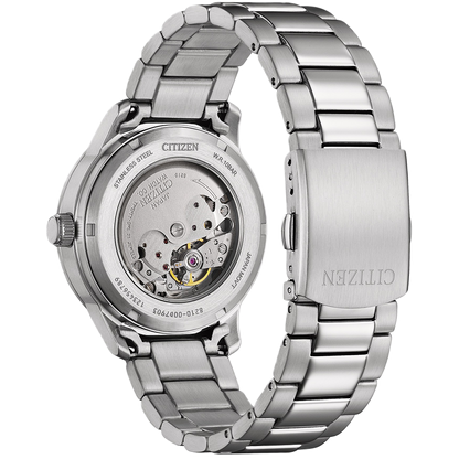 Citizen Mechanical Automático de hombre banda de metal – NJ0191-83L
