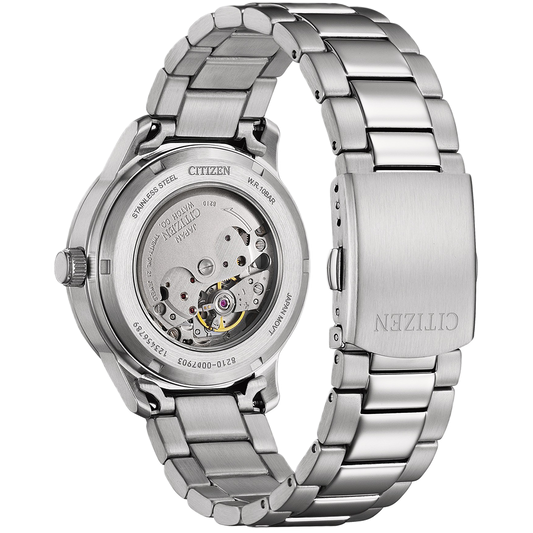 Citizen Mechanical Automático de hombre banda de metal – NJ0191-83L