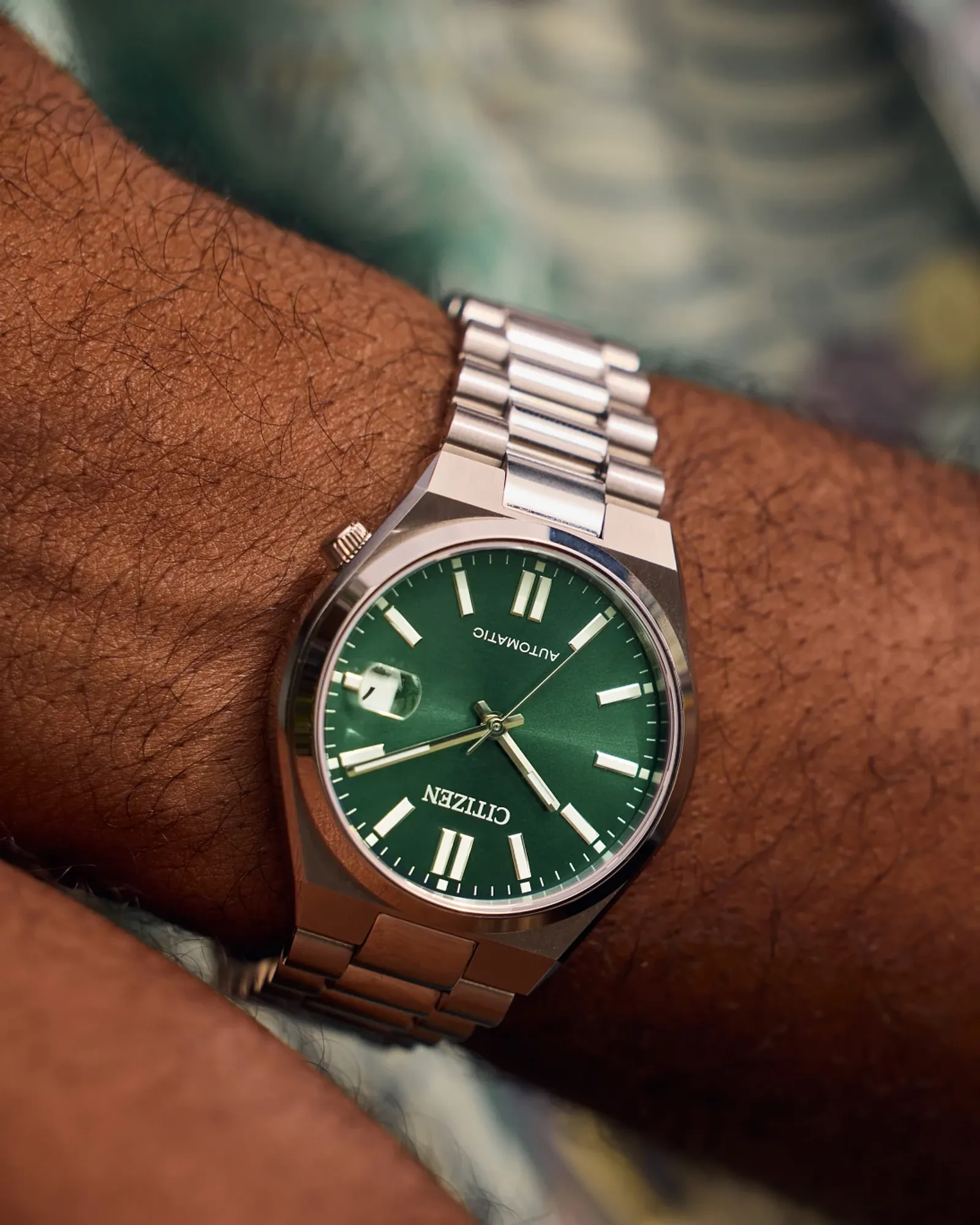 Citizen Tsuyosa Automatic de hombre pulsera de metal 37 mm – NJ0200-50X