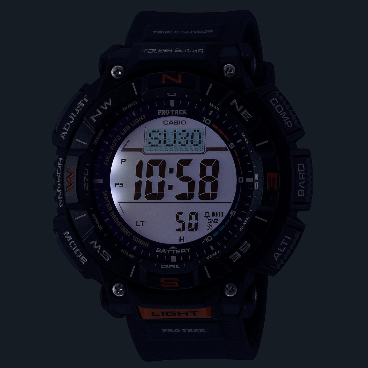 Casio Pro Trek de hombre correa de resina – PRG-340-1