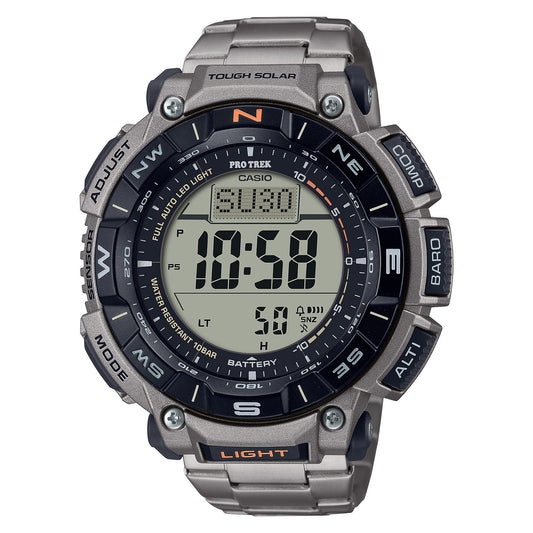 Casio Pro Trek de hombre correa de acero inoxidable digital – PRG-340T-7