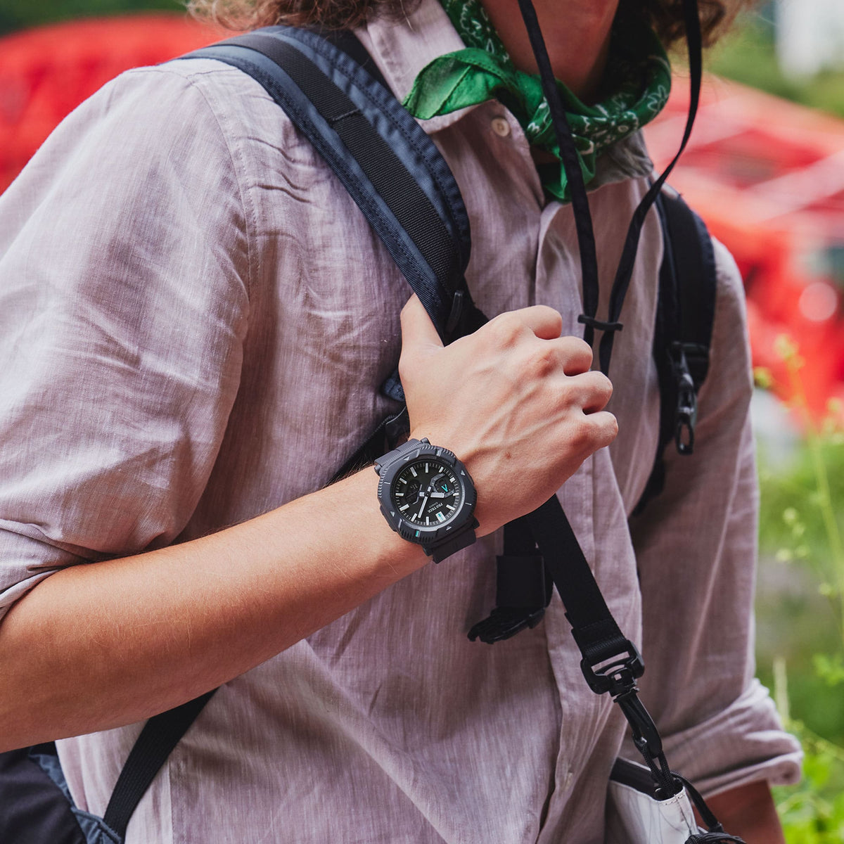 Casio Pro Trek de hombre correa de caucho – PRJ-B001-1