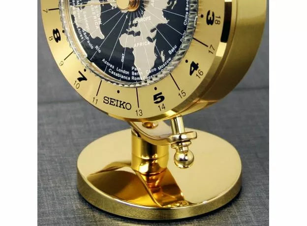 Despertador de mesa Seiko Mapa Mundi – QHG106