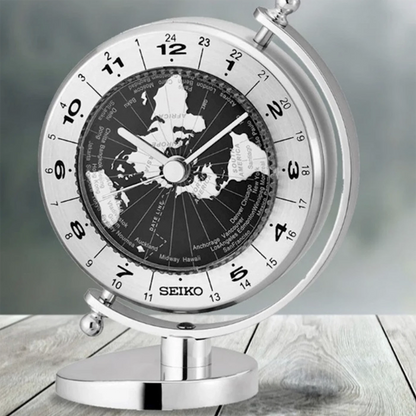 Despertador de mesa Seiko Mapa Mundi – QHG106
