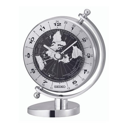 Despertador de mesa Seiko Mapa Mundi – QHG106